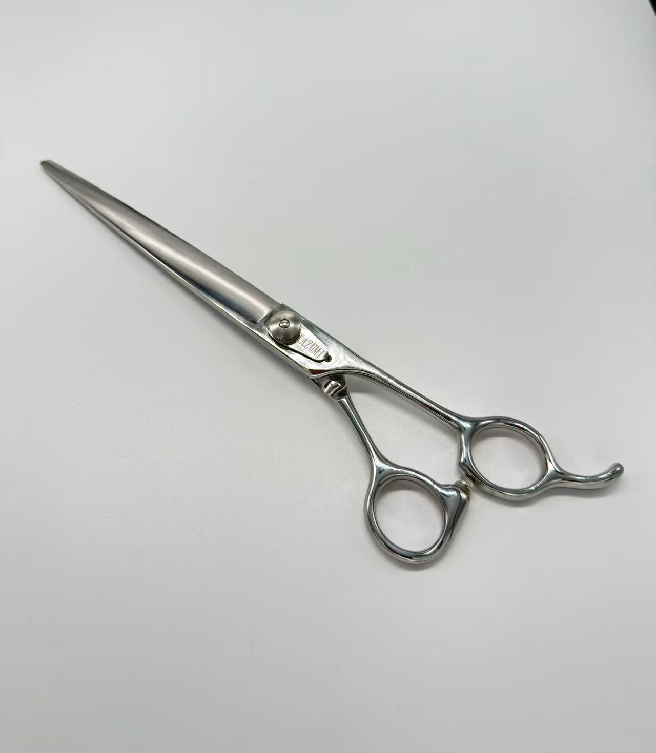 KAZUMI 8 inch Straight Micro Serration Professional Pet Grooming Shears